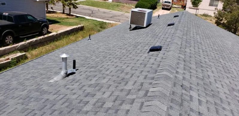 Shingle roofing installed by Michael's Home Improvements in Southern Utah
