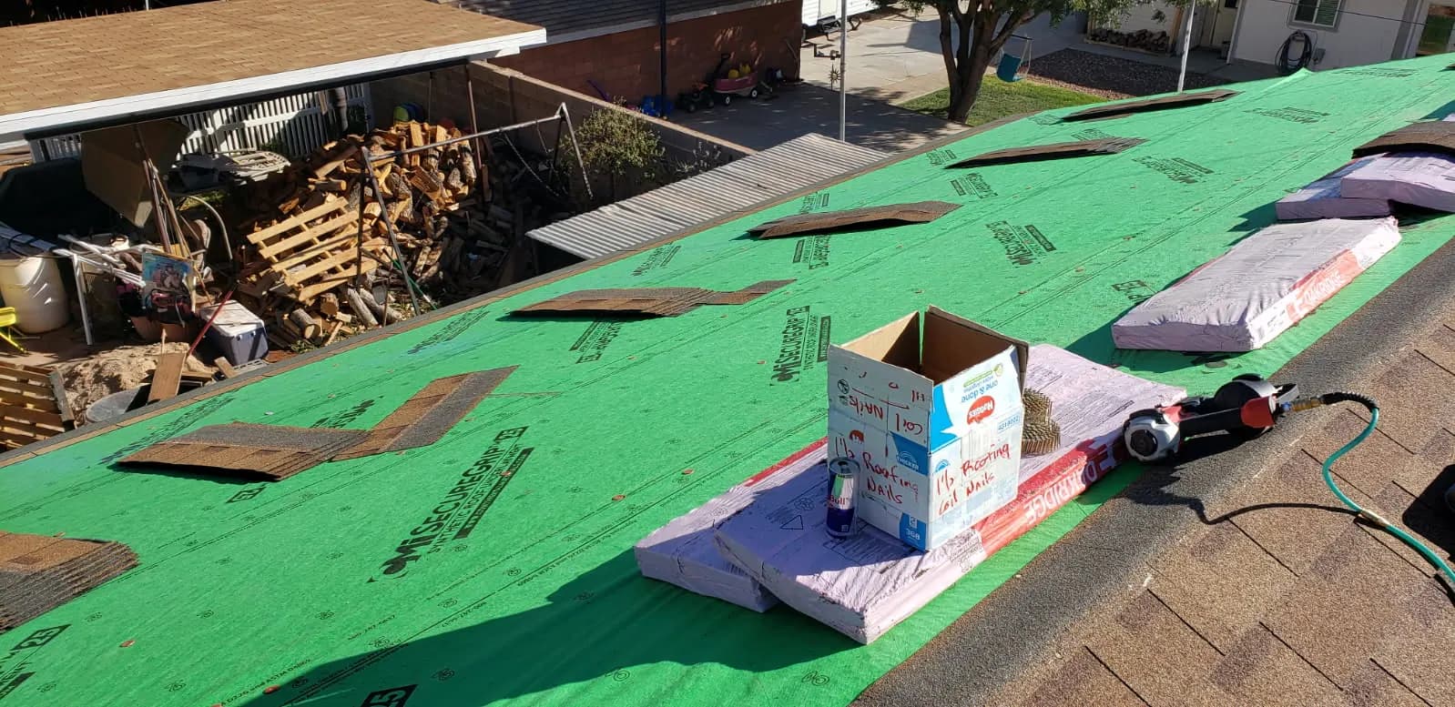 Shingle roofing installed by Michael's Home Improvements in Southern Utah