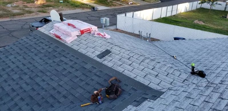 Shingle roofing installed by Michael's Home Improvements in Southern Utah
