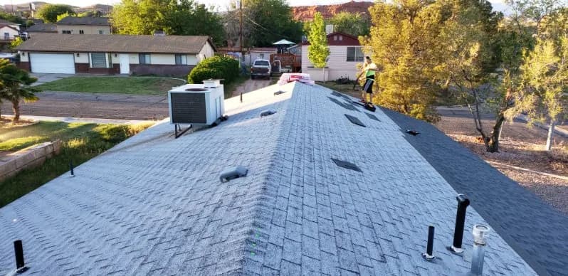 Shingle roofing installed by Michael's Home Improvements in Southern Utah