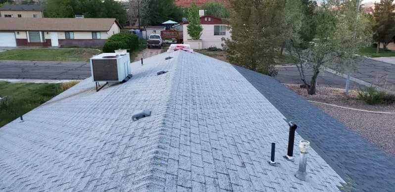 Shingle roofing installed by Michael's Home Improvements in Southern Utah