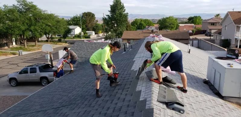 Shingle roofing installed by Michael's Home Improvements in Southern Utah