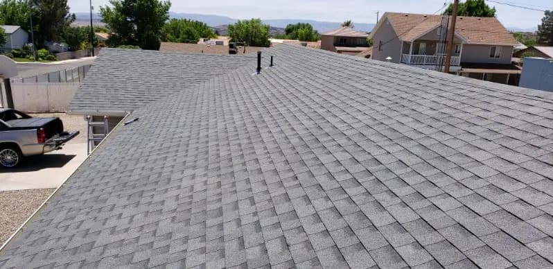 Shingle roofing installed by Michael's Home Improvements in Southern Utah