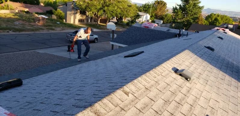 Shingle roofing installed by Michael's Home Improvements in Southern Utah