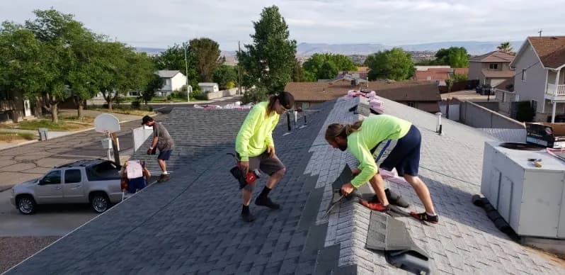Shingle roofing installed by Michael's Home Improvements in Southern Utah
