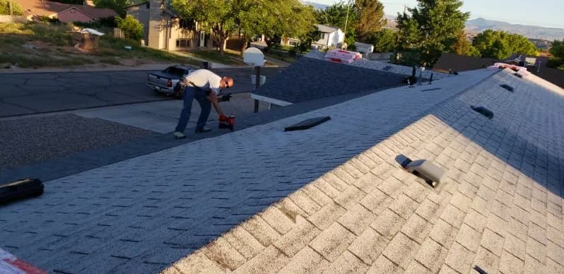 Shingle roofing installed by Michael's Home Improvements in Southern Utah
