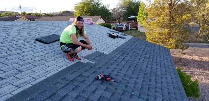 Shingle roofing installed by Michael's Home Improvements in Southern Utah