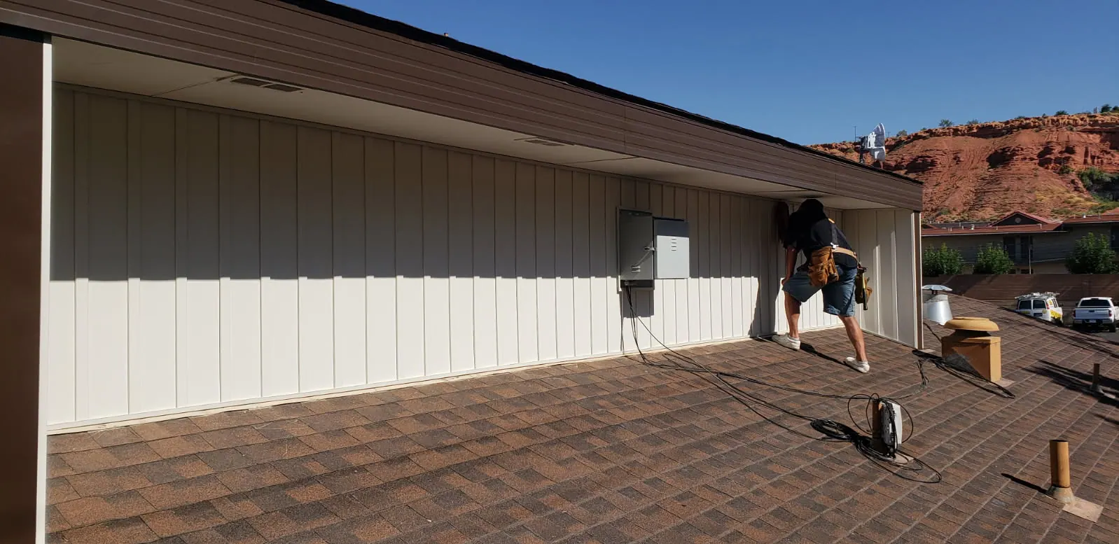 Siding, soffit and fascia work by Michael's Home Improvements in Southern Utah