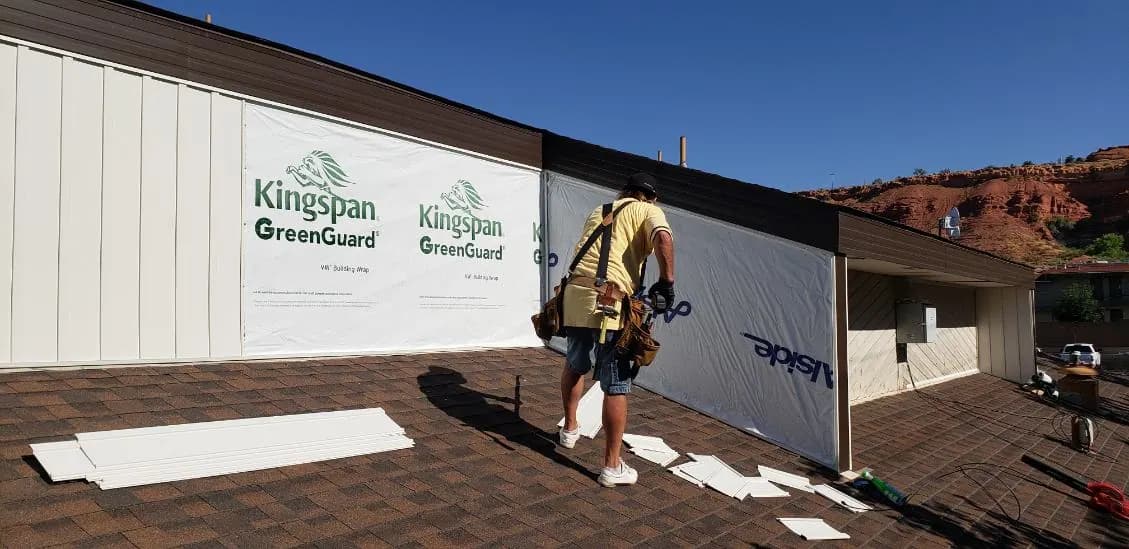 Siding, soffit and fascia work by Michael's Home Improvements in Southern Utah